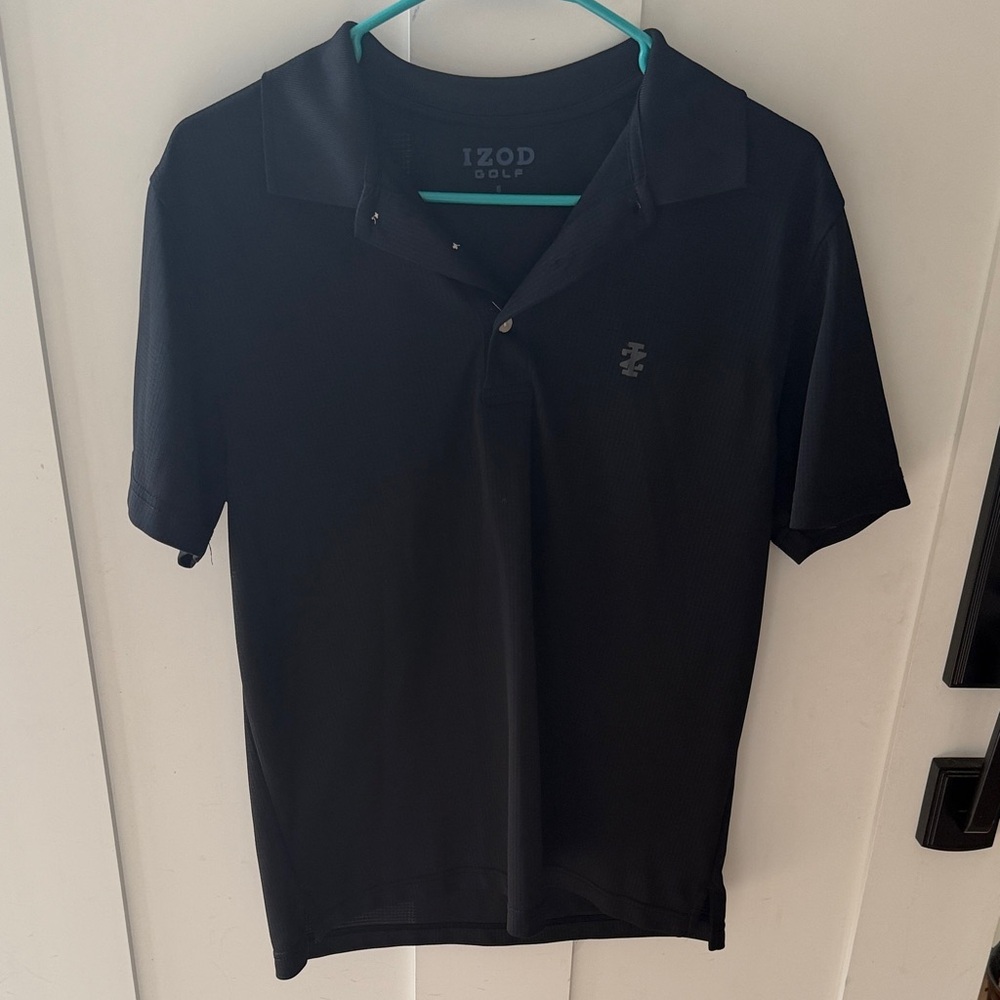 Izod Black Men's Polo Shirt